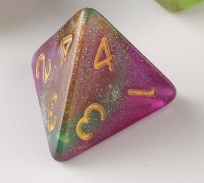 Phosphorescent Grove Dungeons & Dragons Dice Set(DND Dice Set)