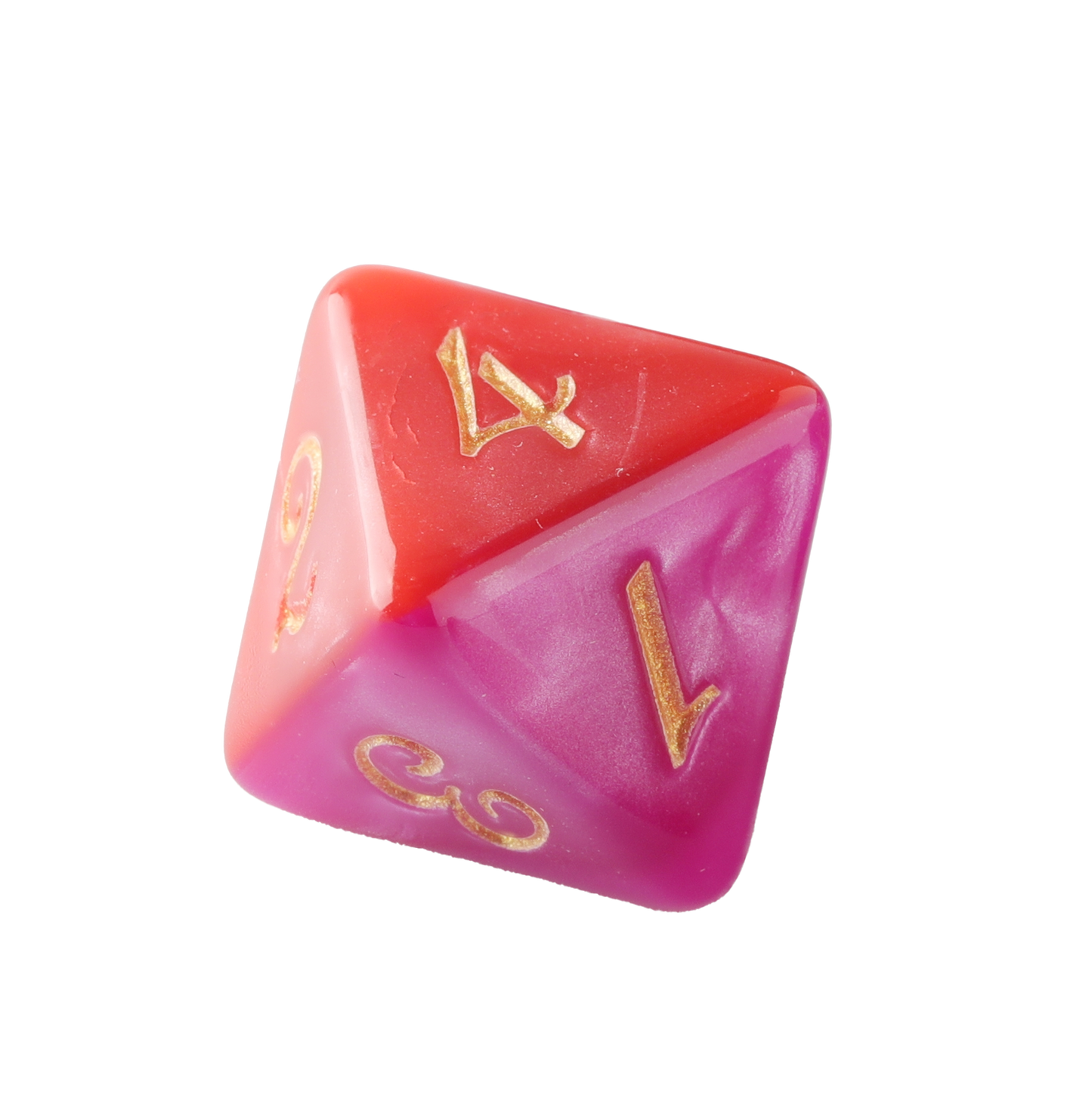 Magma Red Purple Double Combination Dungeons & Dragons Dice Set(DND Dice Set)