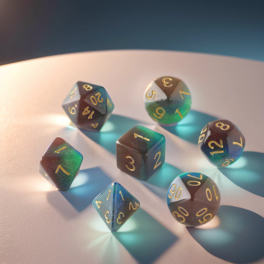 Galactic Sundown Dungeons & Dragons Dice Set(DND Dice Set)