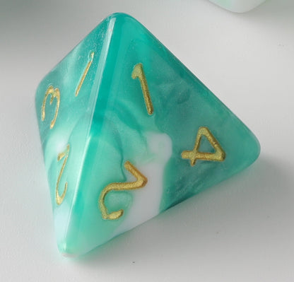 Green Smoke Dungeons & Dragons Dice Set(DND Dice Set)