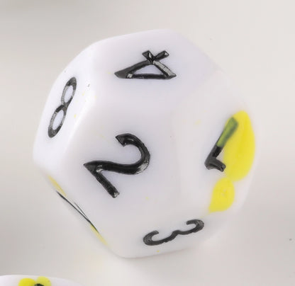 White Wyrm Harmony Dungeons & Dragons Dice Set(DND Dice Set)