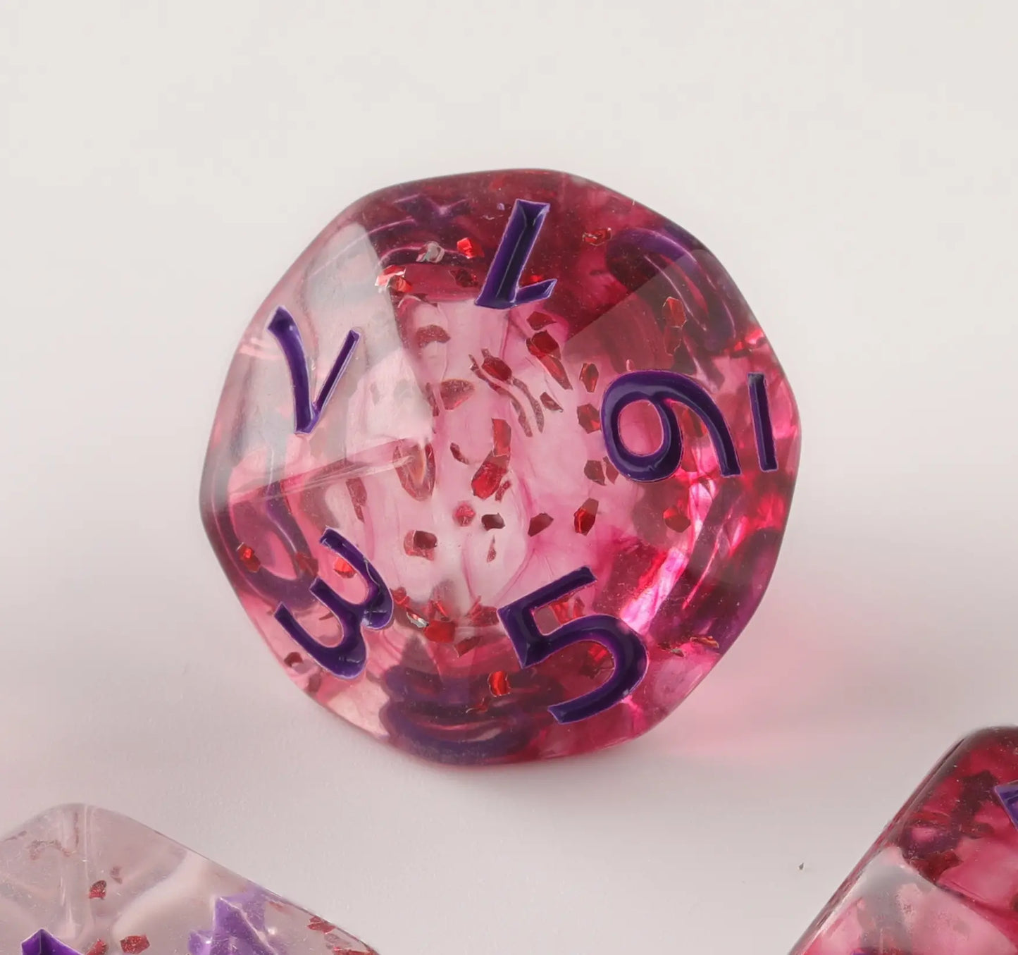 Rose petals Dungeons & Dragons Dice Set(DND Dice Set)