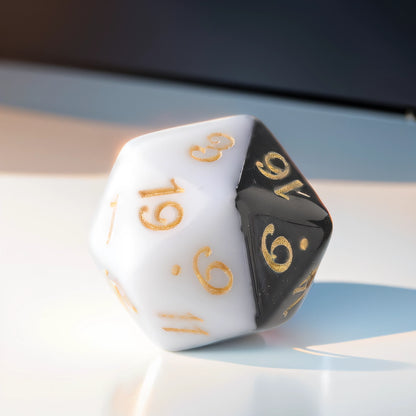 Yin Yang Harmony Dungeons & Dragons Dice Set(DND Dice Set)