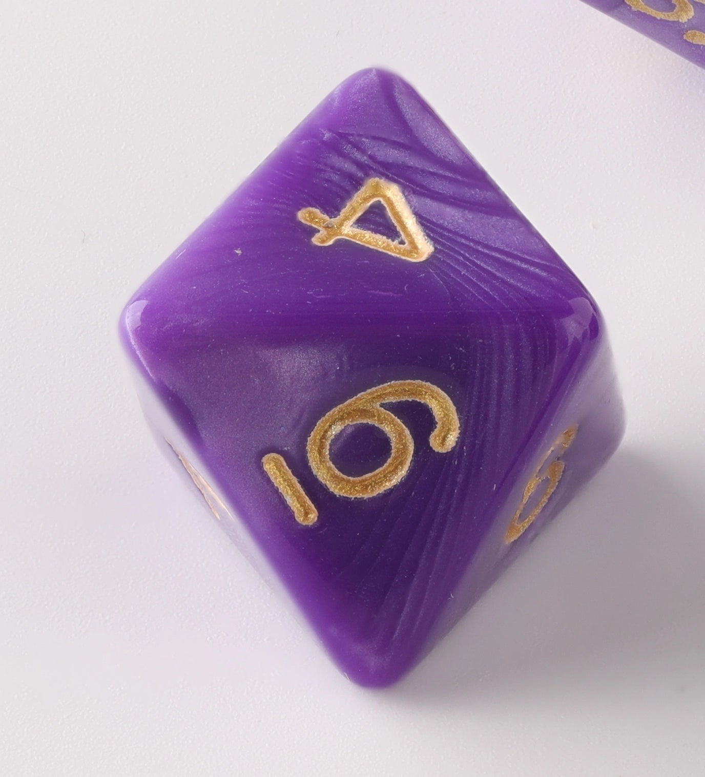 Amethyst Veil Amethyst DND Dice Set - Perfect for Dungeons & Dragons, Tabletop Games, and Educational Activities