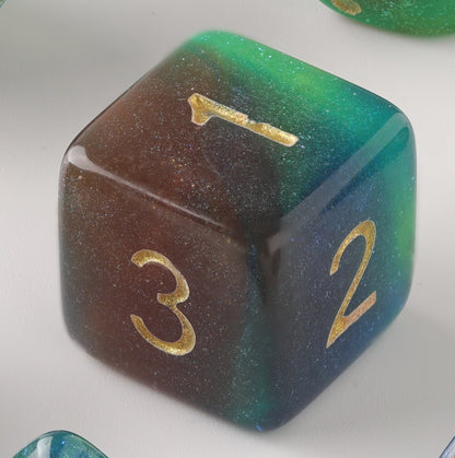 Galactic Sundown Dungeons & Dragons Dice Set(DND Dice Set)