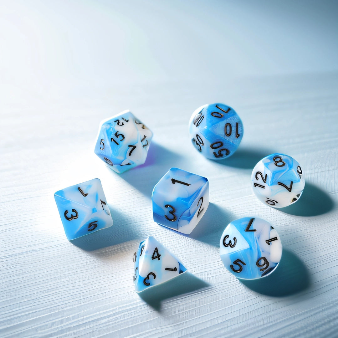 Dragon's Frost Dungeons & Dragons Dice Set(DND Dice Set)