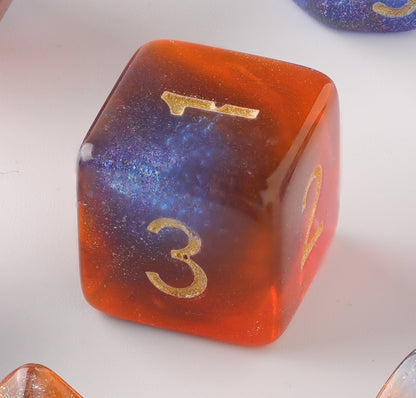 Enchanted Nebula Dungeons & Dragons Dice Set(DND Dice Set)